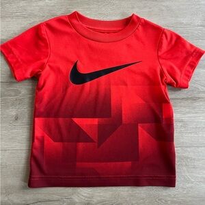 Nike Dri-Fit Toddler T-Shirt Red SZ 2T